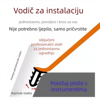 1,6 m traka za zvučnu izolaciju srednje konzole automobila i brtvilo ploče instrumenata za spoj između ploče i prednjeg stakla radi smanjenja buke