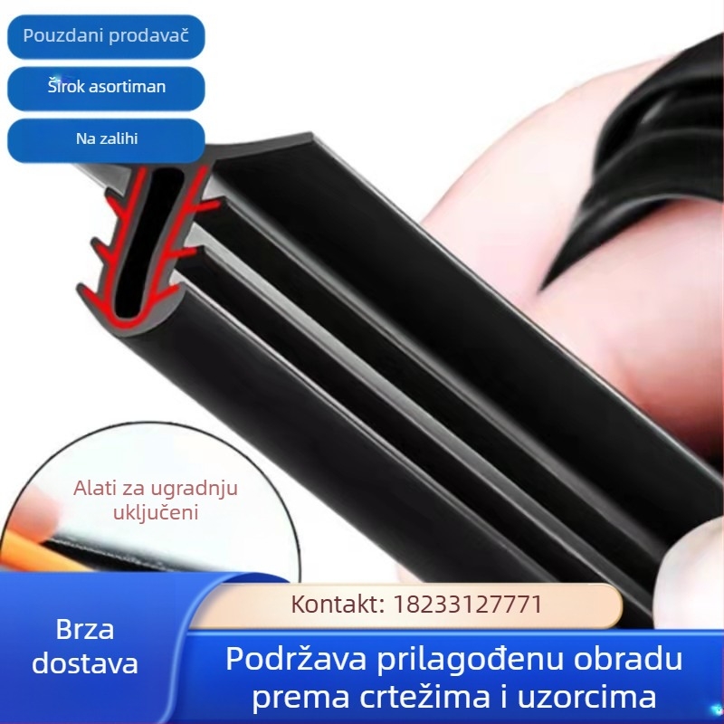 1,6 m traka za zvučnu izolaciju srednje konzole automobila i brtvilo ploče instrumenata za spoj između ploče i prednjeg stakla radi smanjenja buke