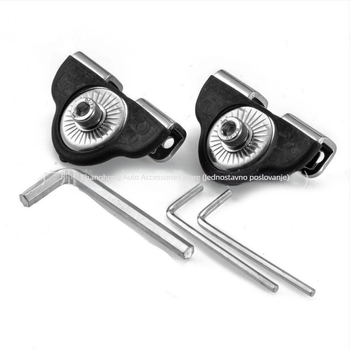 Držač registarske pločice – nosač za ugradnju za univerzalni poklop motora s LED trakom (aluminijska legura; univerzalni montažni; tri ili pet otvora)