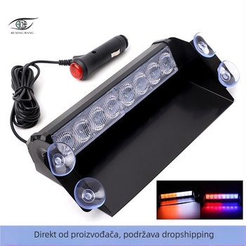 Automobilska LED upozoravajuća svjetiljka, 8 LED, ABS, 12V, 8W, model Shovel Lamp