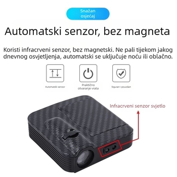 Automobilsko svjetlo dobrodošlice, ABS, 12V, 2A, univerzalno