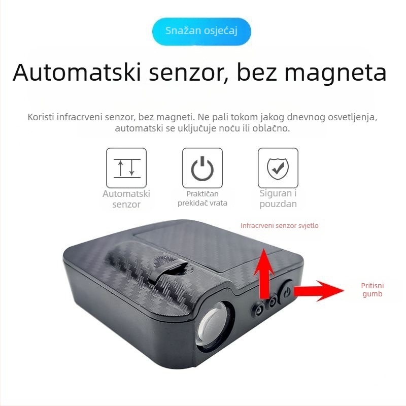 Automobilsko svjetlo dobrodošlice, ABS, 12V, 2A, univerzalno