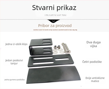 Klip za montažu reflektora na krovu automobila, LX-XL, legura čelika, IP68, 12V, 90W