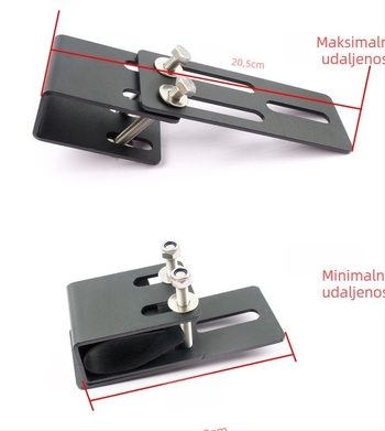 Klip za montažu reflektora na krovu automobila, LX-XL, legura čelika, IP68, 12V, 90W