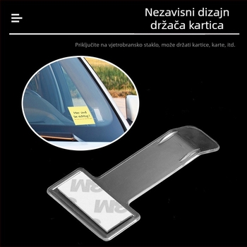 Kutni klip – plastični klip za vizitke, račune i parkirne kartice