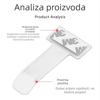 Kutni klip – plastični klip za vizitke, račune i parkirne kartice