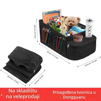 Kutija za skladištenje u prtljažniku – sklopiva s ručkom, prilagodljiva, tisak logotipa