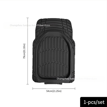 Auto prostirke za pickup – PVC protuklizni materijal, Hankook branda, opća kompatibilnost, mogućnost prilagodbe, model podloge: LaTeX foot pad