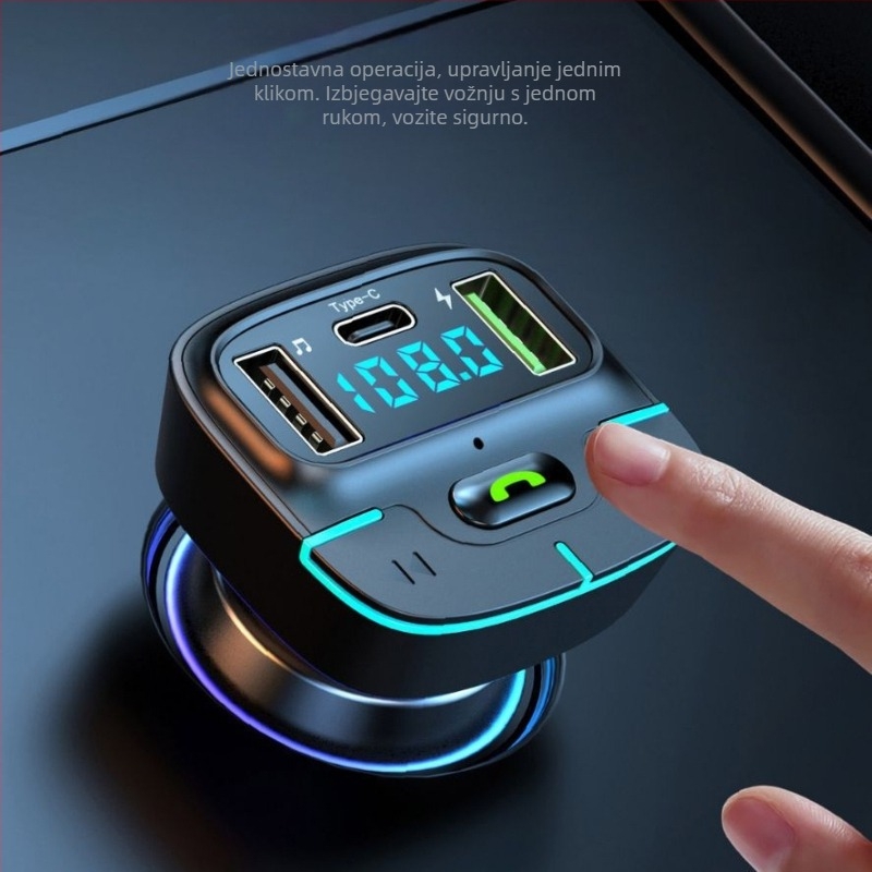 GZ03 autom MP3 transmiter, ABS kućište, napajanje iz cigaretne utičnice, bez memorije