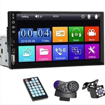 Android Auto navigacijski MP5 player (1-DIN) s GPS i praćenjem stanja vozila, podržava microSD do 64GB