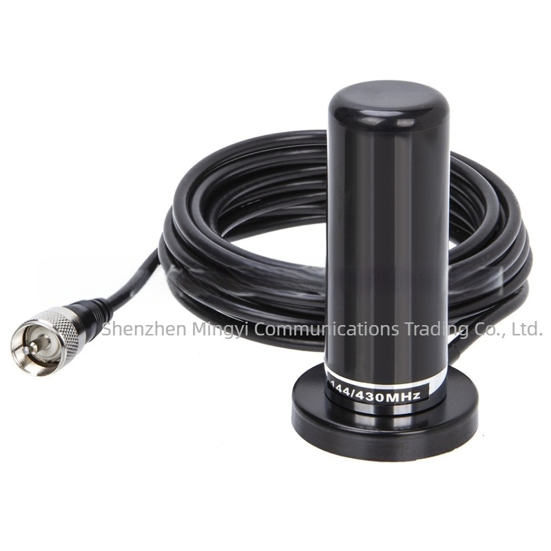 Automobilska antena s usisnom čašom, dvostruka frekvencija 144/430 MHz, doseg 10–50 km, bez baterije, za komunikacije