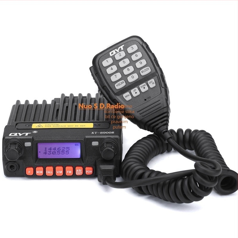 QYT KT8900R automobilska stanica, profesionalne razine, trostupanjski dvostruki način pripravnosti, kompaktna bežična jedinica, 400–470 MHz