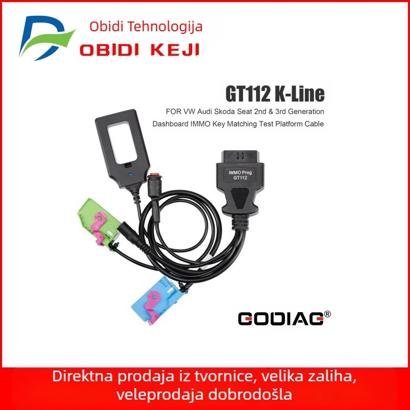 GODIAG GT112 K-Line uređaj za dijagnostiku vozila za VW/Audi/Skoda, 12V, -10 do 60°C