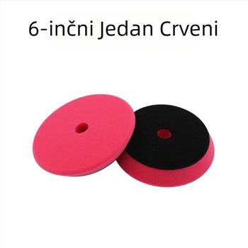 Polirajući kotač s T-tipom ruba za automobile; materijal: spužvasti kompozit; abrazivno: spužva; otvor 20 mm; kompatibilan s DA/RO strojevima