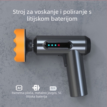 Bežični stroj za voskanje i poliranje automobila, litijskom baterijom, 7,4 V, 80 W, za lakiranje automobila