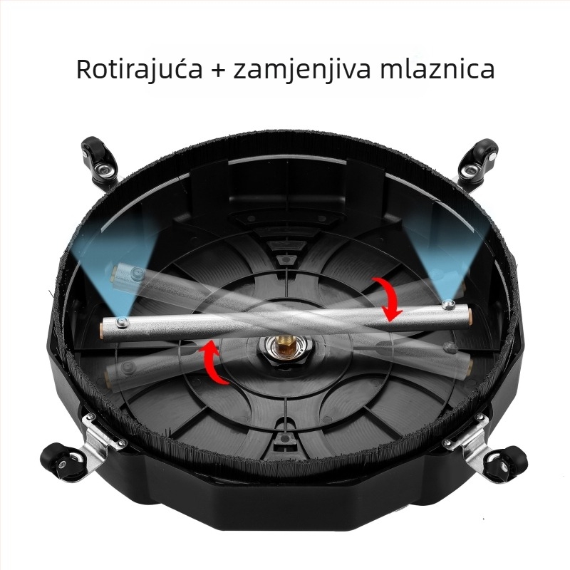 Aksesoar za visokotlačni čistač, okrugli disk za čišćenje, model DD-C09, materijal bakar-plastika, marka Other