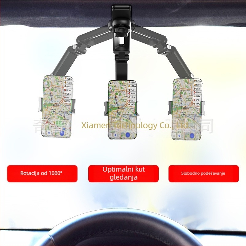 Višefunkcionalni držač za telefon u automobilu (Model Z001, Tip: držač za auto, Namjena: U automobilu, Prilagodljivost: Podržana)