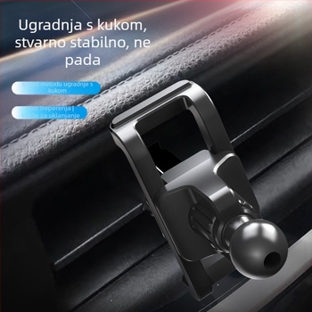 Plastični držač telefona za auto, univerzalni, s mogućnošću prilagodbe