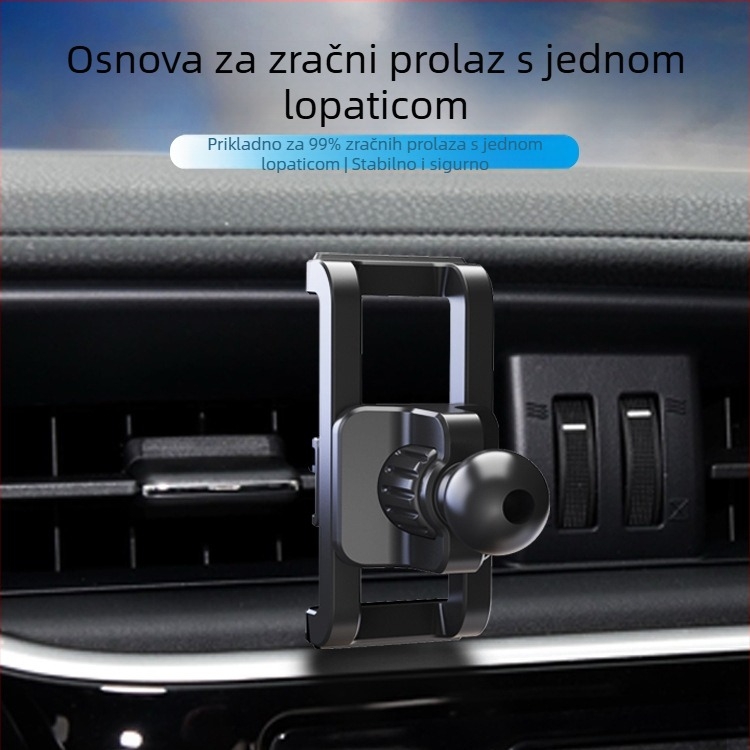 Plastični držač telefona za auto, univerzalni, s mogućnošću prilagodbe