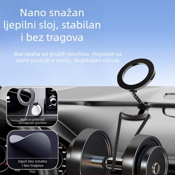 Univerzalni magnetski držač za telefon u autu – za instrument ploču; Marka: Yizhi Valley; Ugradnja: magnetsko prislanjanje; Kompatibilnost: univerzalna
