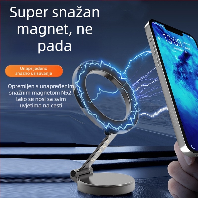 Univerzalni magnetski držač za telefon u autu – za instrument ploču; Marka: Yizhi Valley; Ugradnja: magnetsko prislanjanje; Kompatibilnost: univerzalna