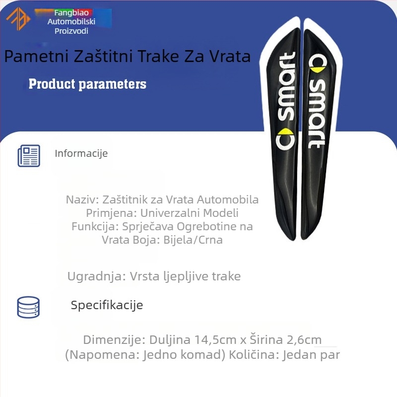 Dekorativna traka za branik, epokski materijal, kompatibilno s SMART