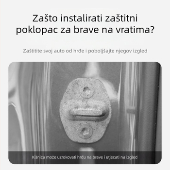 Buffer za vrata automobila s amortizacijskom podlogom i gumastim navlakom za bravu vrata, zaštita od sudara — The First Force
