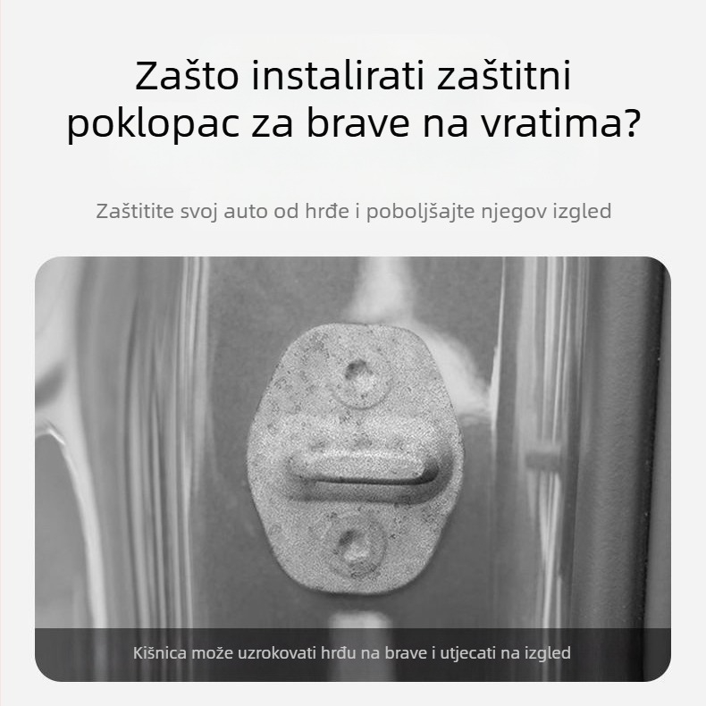 Buffer za vrata automobila s amortizacijskom podlogom i gumastim navlakom za bravu vrata, zaštita od sudara — The First Force