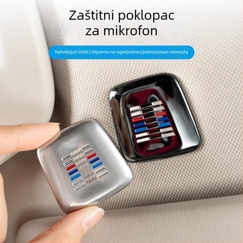 BMW unutarnje metalno kućište mikrofona (Metalna konstrukcija, Prilagodljivo, Ispis logotipa, Model: BMW metalno kućište mikrofona)