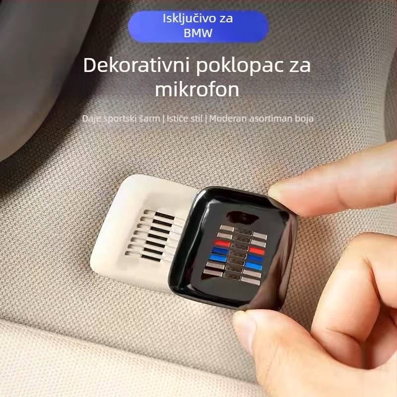 BMW unutarnje metalno kućište mikrofona (Metalna konstrukcija, Prilagodljivo, Ispis logotipa, Model: BMW metalno kućište mikrofona)