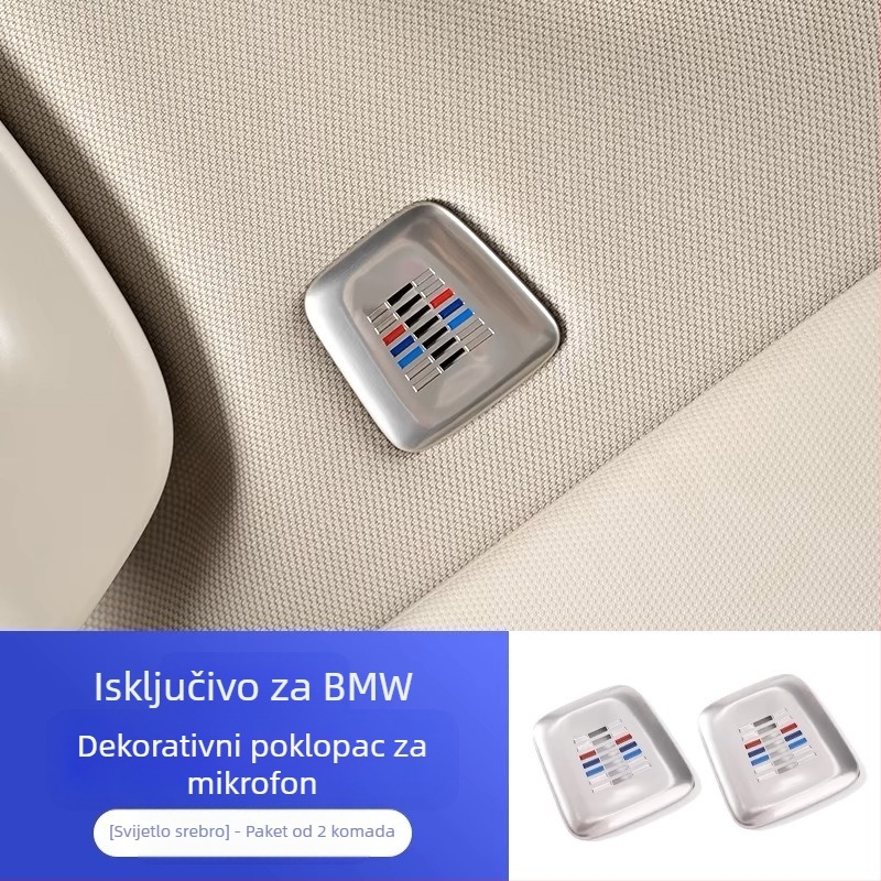 BMW unutarnje metalno kućište mikrofona (Metalna konstrukcija, Prilagodljivo, Ispis logotipa, Model: BMW metalno kućište mikrofona)