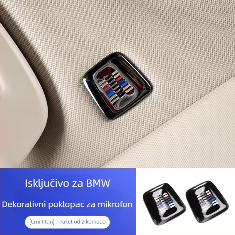 BMW unutarnje metalno kućište mikrofona (Metalna konstrukcija, Prilagodljivo, Ispis logotipa, Model: BMW metalno kućište mikrofona)