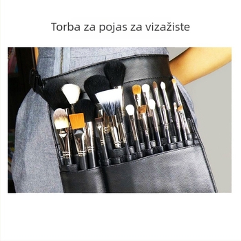 PU kozmetička torbica za vizaziste, prijenosni organizator kozmetičkih alata, višenamjenska kozmetička torba