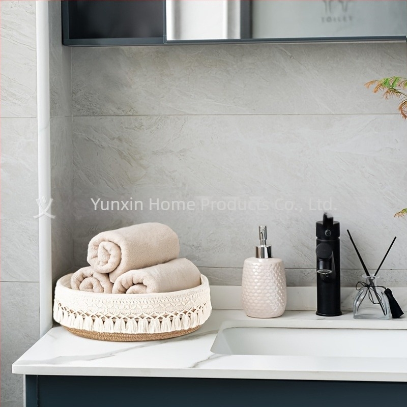 Košara za sitnice za pohranu — pamukovo uže AB-162 Yunxin, modernistički minimalistički stil (AB-162; pamukovo uže; Yunxin; košara za sitnice; modernistički minimalistički stil)