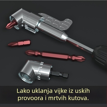Univerzalni kutni odvijač bit, model bit corner, materijal SUJ2, univerzalna primjena, bez obrade