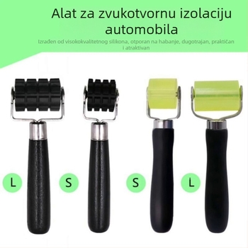 Roller za zvučnu izolaciju automobila – alat za pritiskanje izolacijskih materijala (Brend: Shaft Worker; Materijal: silika gel, željezo; Kompatibilno s: Toyota, Honda, Nissan, Volkswagen)