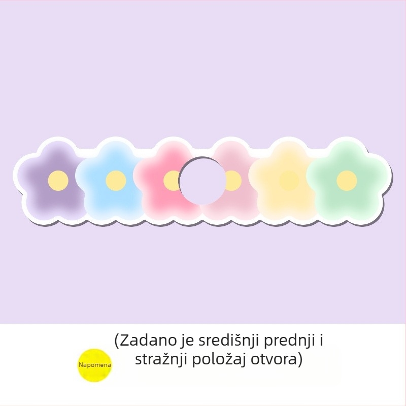 Naisi apsorbirajuća podloga za umivaonik s uskim rubom, odvodna podloga za kuhinju i podmetač za kupaonicu s cvjetnim uzorkom