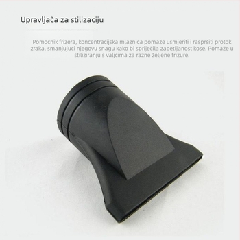 Priključak za sušilo za kosu – nastavak oblika kljuna kornjače (duckbill) koncentrator, otporan na visoke temperature, profesionalna upotreba u frizerskom salonu; marka: Other; porijeklo: Kina; model: Other; izdano: 2023