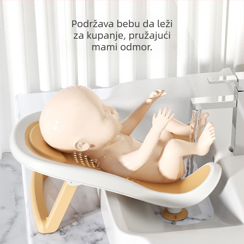Prijenosni nosač za kupanje novorođenčadi – za sjedenje i ležanje, plastika, Le cute bear