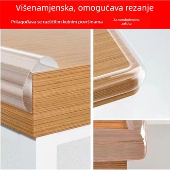 Djeca zaštitna traka za rub stola, samoljepljiva, Can Protect, duljina 1 m, pakiranje 1000 m, ovlaštene privatne marke: Da