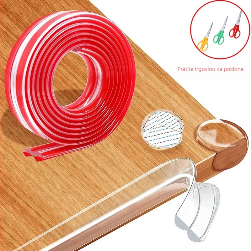 Djeca zaštitna traka za rub stola, samoljepljiva, Can Protect, duljina 1 m, pakiranje 1000 m, ovlaštene privatne marke: Da