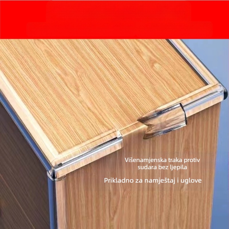 Djeca zaštitna traka za rub stola, samoljepljiva, Can Protect, duljina 1 m, pakiranje 1000 m, ovlaštene privatne marke: Da