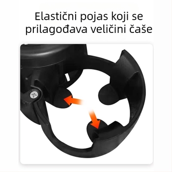 ABS držač za vodu za dječji kolica - Kompatibilan s kolima, biciklima i triciklom - Dodatak za držač čaše