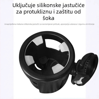 ABS držač za vodu za dječji kolica - Kompatibilan s kolima, biciklima i triciklom - Dodatak za držač čaše