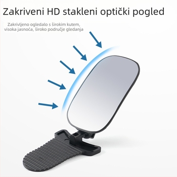Unutarnji retrovizor za automobil, 360° rotacija, podesivi; ogledalo za praćenje bebe, za vozila s četiri kotača