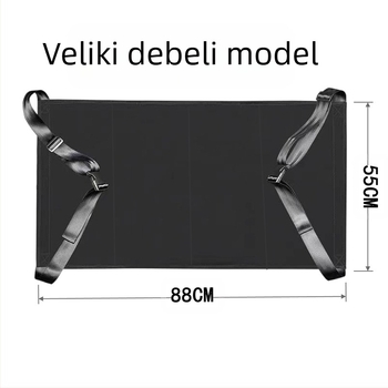 Prijenosni dječji hamak za putovanje z avionom - površina od tkanine, model Travel Hammock, maksimalna nosivost 30 kg, težina 350 g