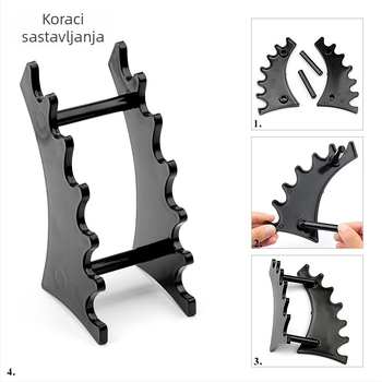 Držač četkica za nokte - Višenamjenski alat za pohranu četkica (Plastic; Nail Jewelry; OEM; Zhejiang)