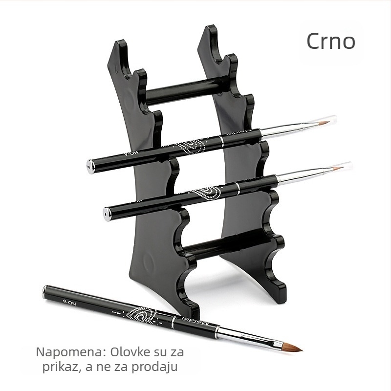 Držač četkica za nokte - Višenamjenski alat za pohranu četkica (Plastic; Nail Jewelry; OEM; Zhejiang)