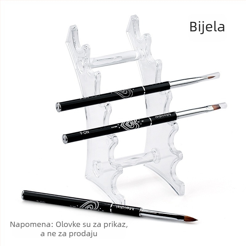 Držač četkica za nokte - Višenamjenski alat za pohranu četkica (Plastic; Nail Jewelry; OEM; Zhejiang)