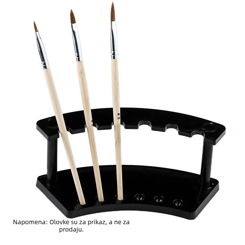 Držač četkica za nokte - Višenamjenski alat za pohranu četkica (Plastic; Nail Jewelry; OEM; Zhejiang)